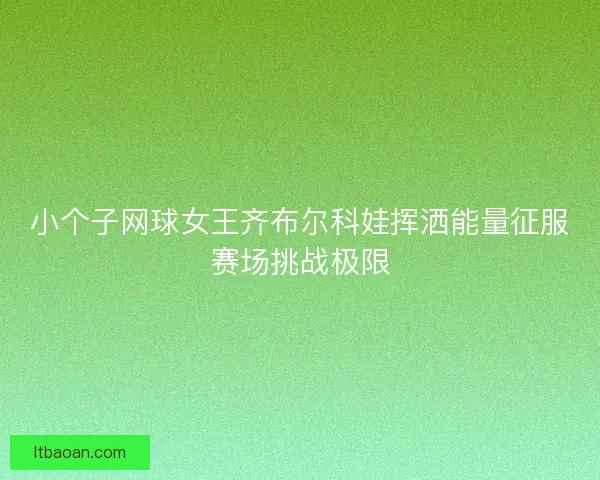 小个子网球女王齐布尔科娃挥洒能量征服赛场挑战极限